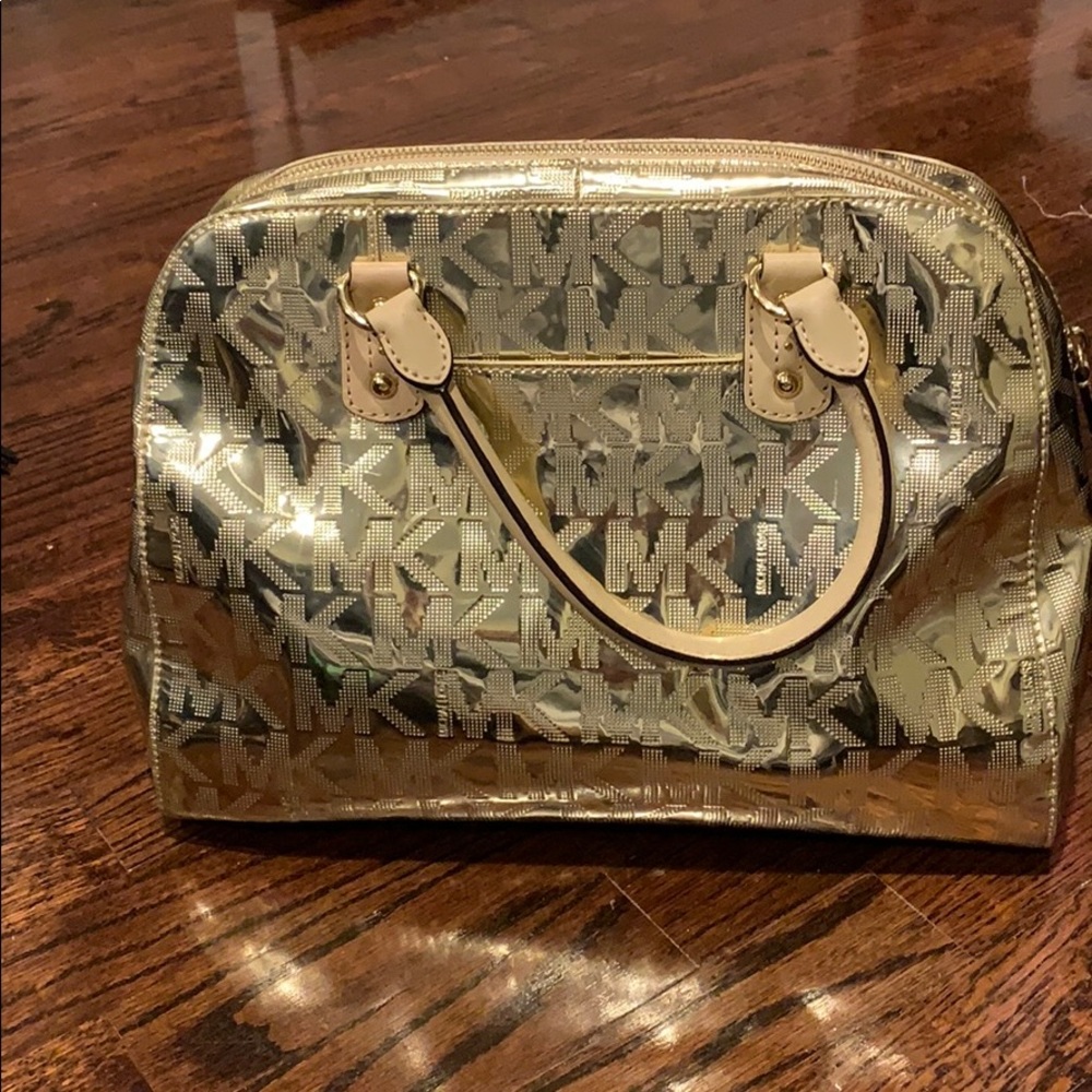 Michael Kors  gold handbag